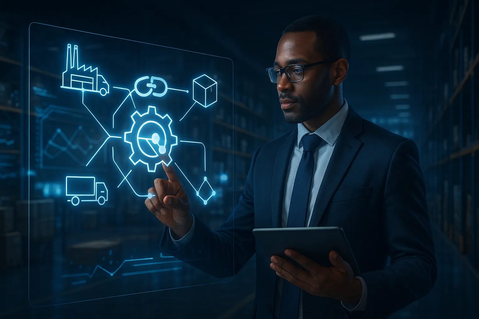 Global supply chain network and logistics operations